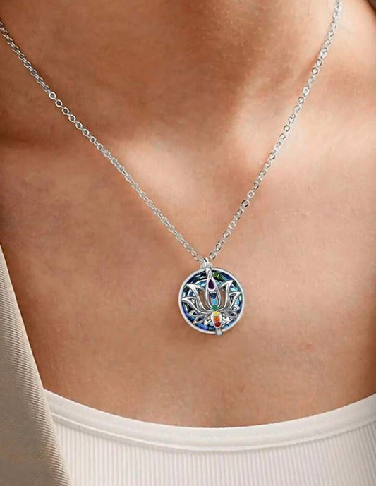 Collana chakra Fiore di loto