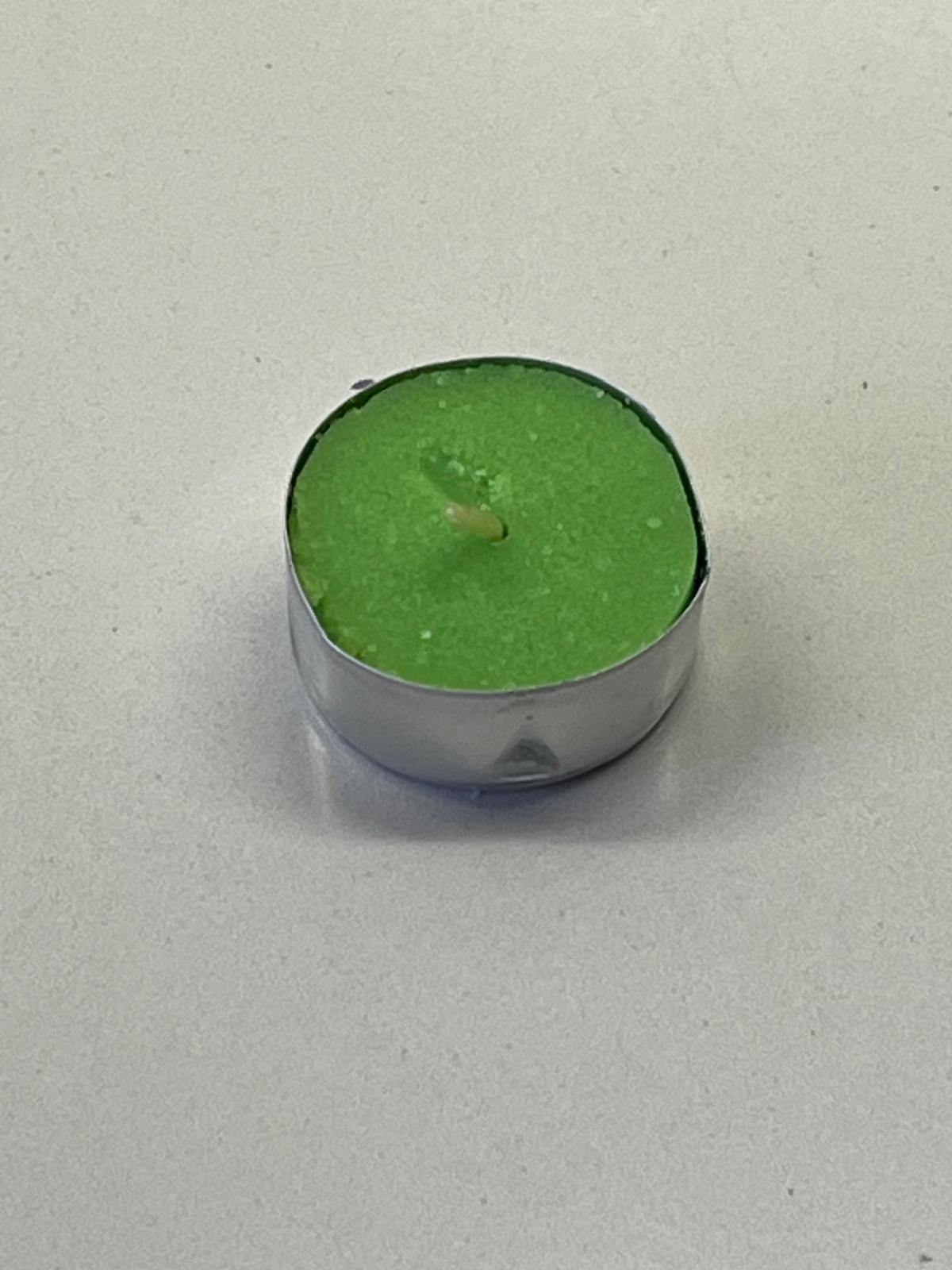 Candela verde brillante