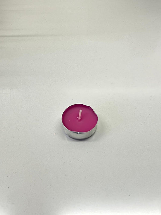 Candela rosa, profumo mirtillo